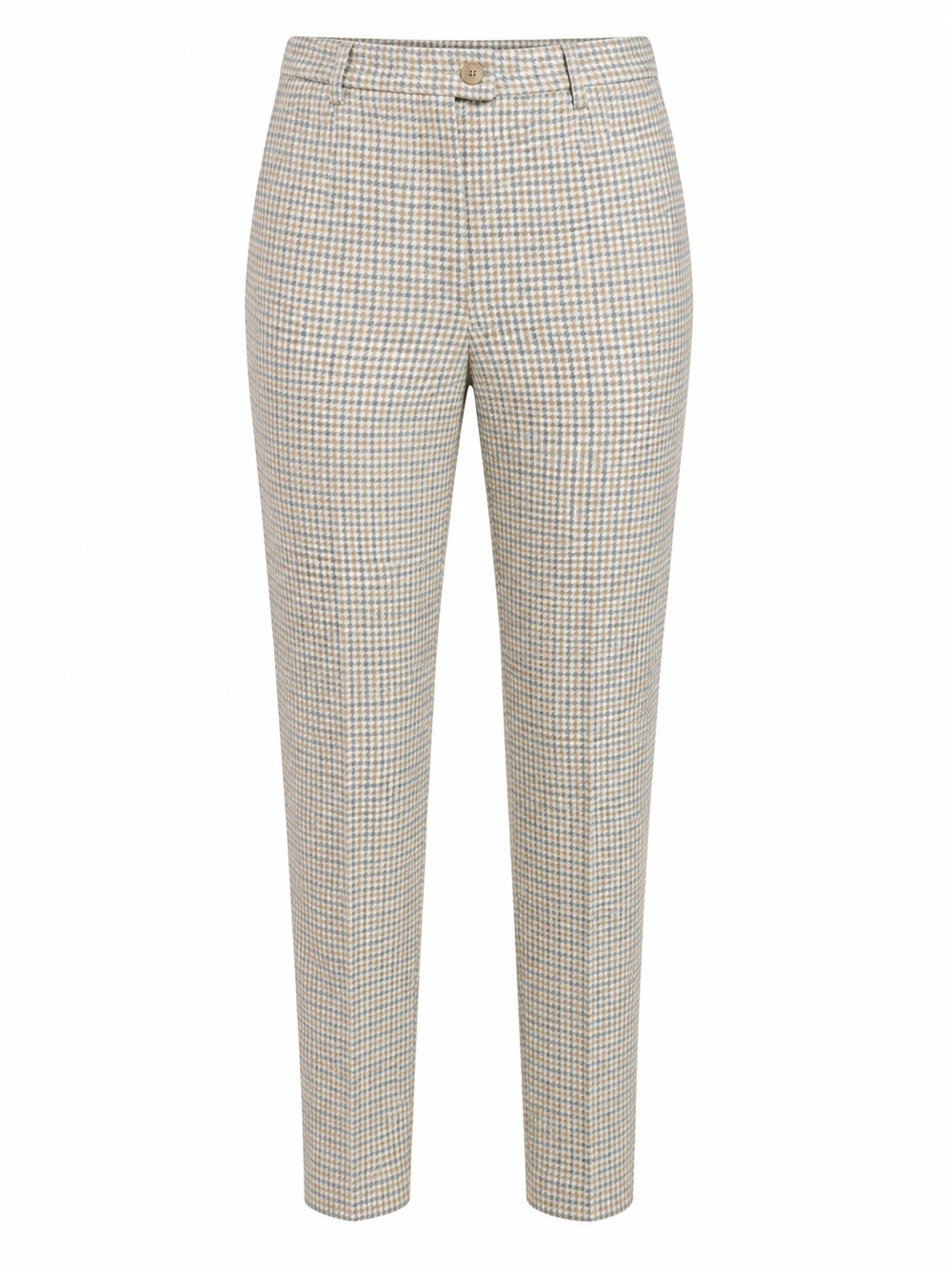 PENDLETON | 100% Virgin Wool Houndstooth High Rise Trousers USA | 12 Petite